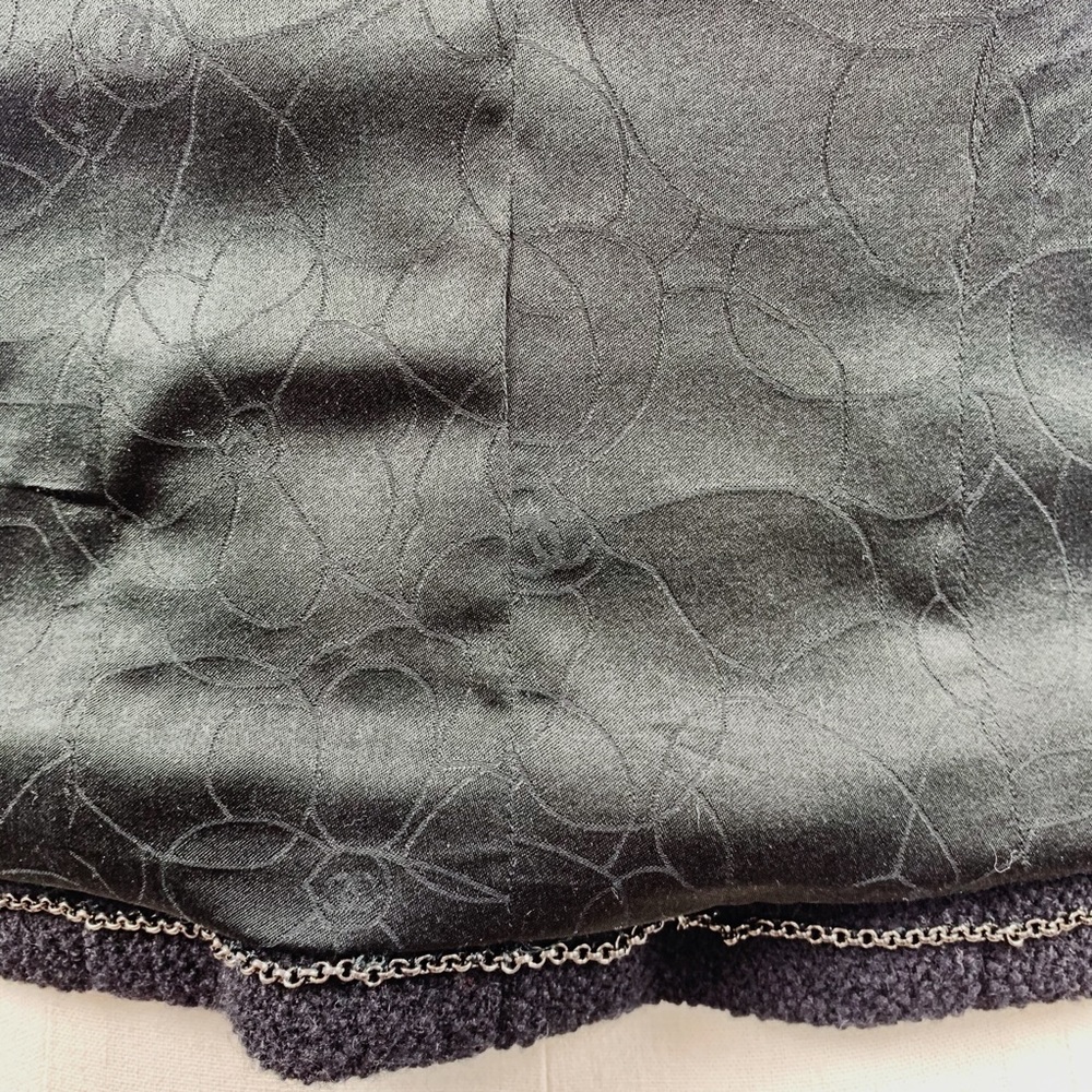 CHANEL Black Military Style Jacket Size 40 - Picture 5 of 8